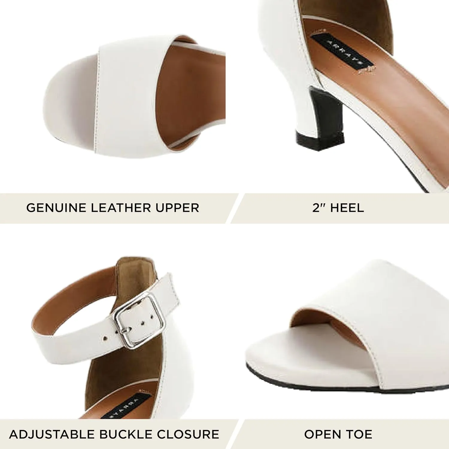 ARRAY Women's Praise D'Orsay Low Heel Pump with Ankle Strap