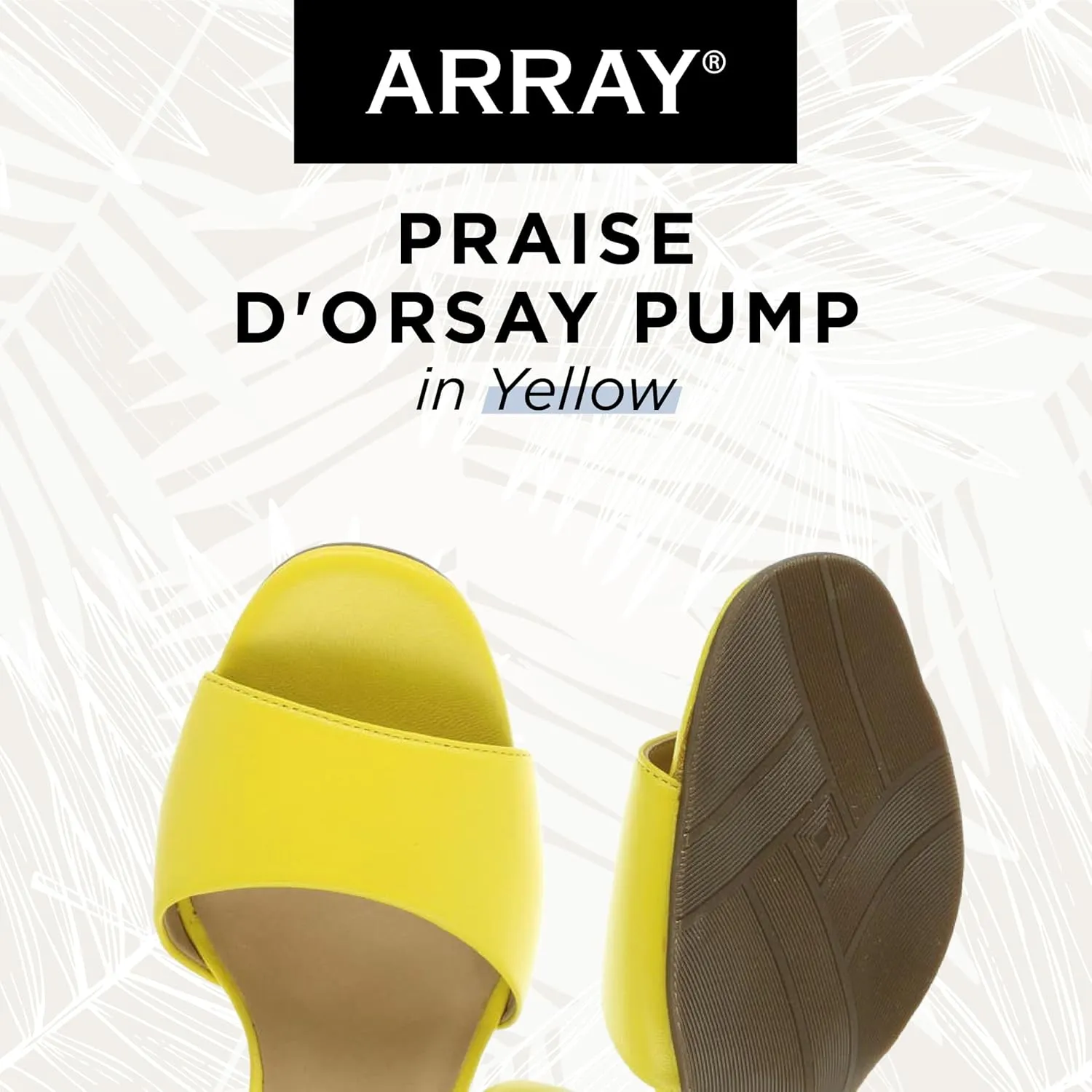 ARRAY Women's Praise D'Orsay Low Heel Pump with Ankle Strap
