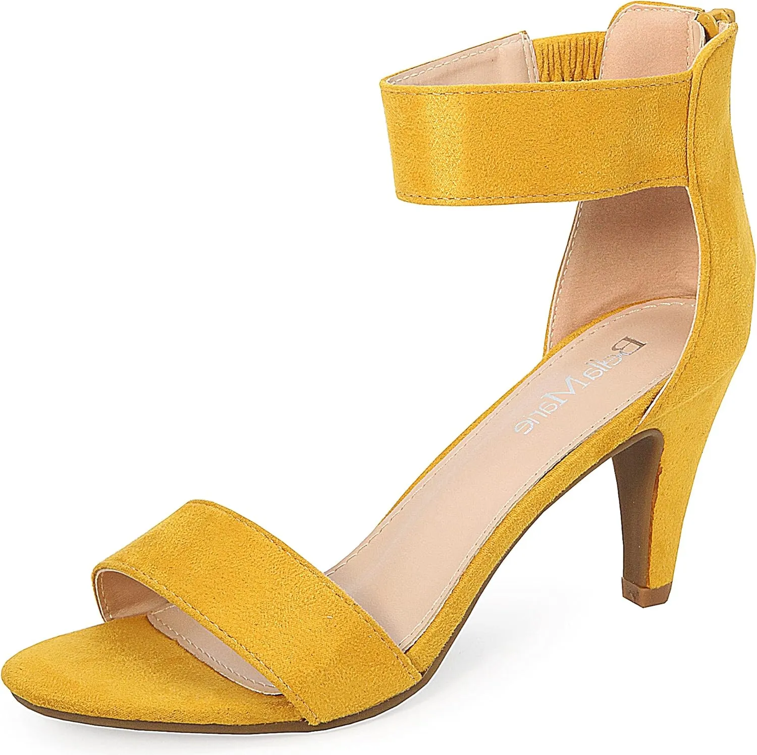 Bella Marie Elysa Women's Open Toe Ankle Strappy Heel Sandal