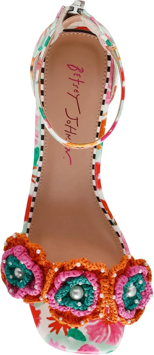 Betsey Johnson Women's Brandee Heeled Sandal