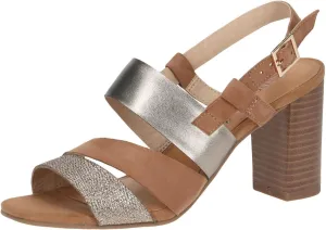 CAPRICE Women's 9-9-28303-20 Heel Sandals, Hazel Comb, 8 Women