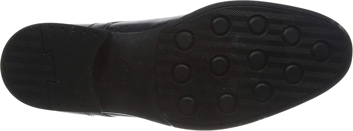 Clarks Mens Whiddon Pace Leather Comfort Insole Derby Shoes