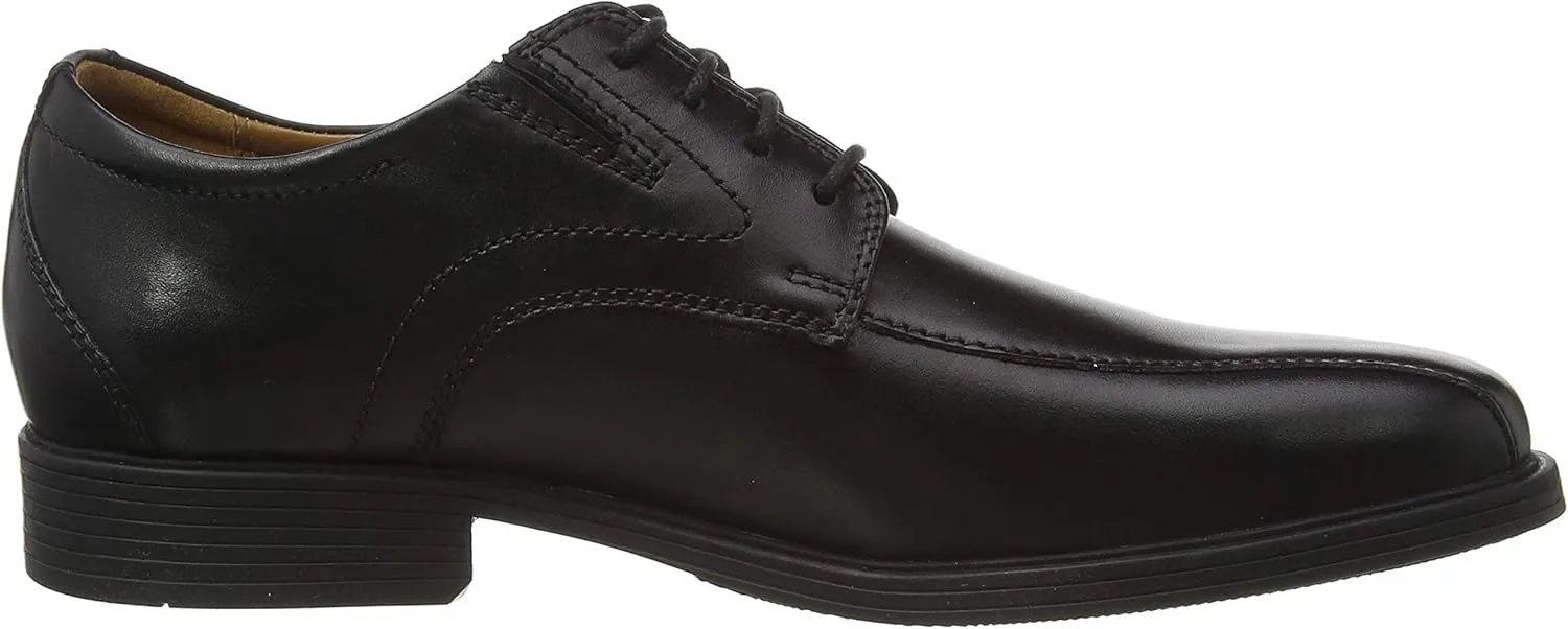Clarks Mens Whiddon Pace Leather Comfort Insole Derby Shoes