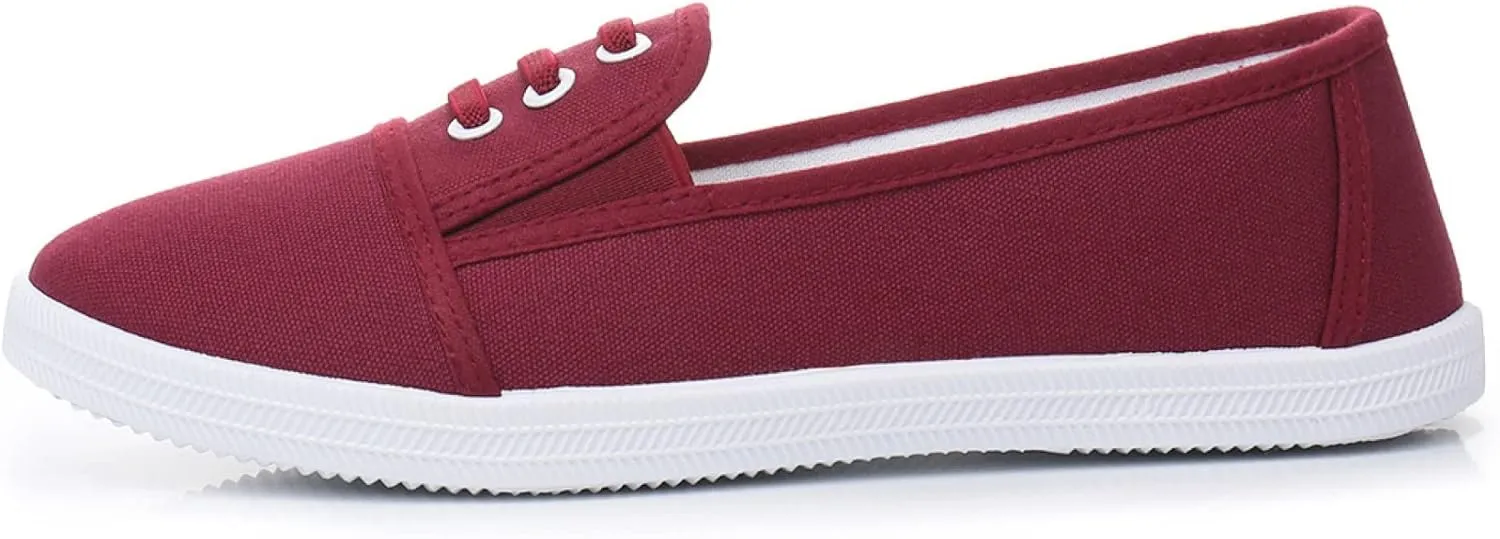 Cull4U Women's Chop-Chop Canvas Slip-On Sneaker