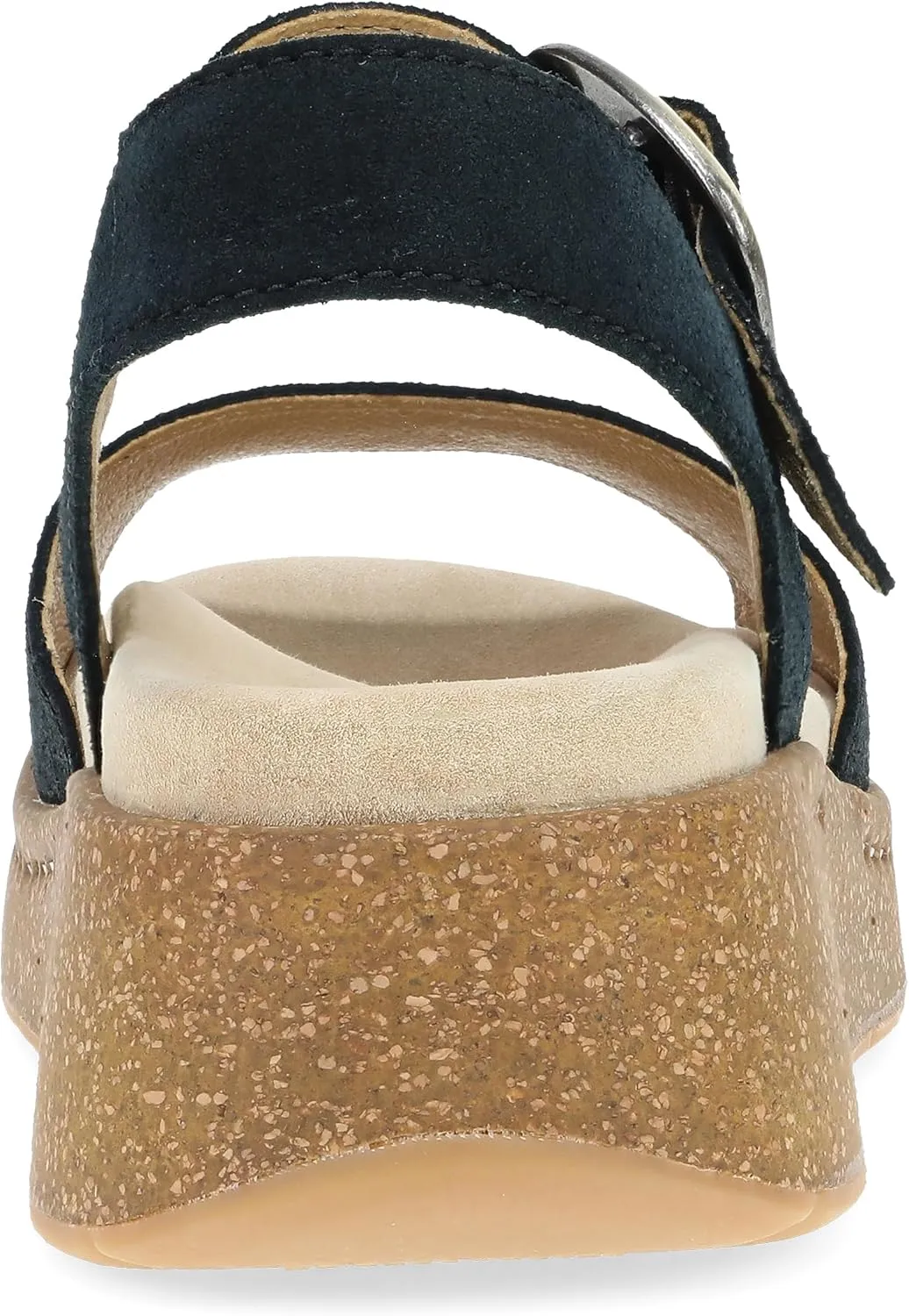 Dansko Bianca Platform Sandal for Women - Memory Foam and Suede Wrapped Footbed for an Extra Plush Comfort and Support