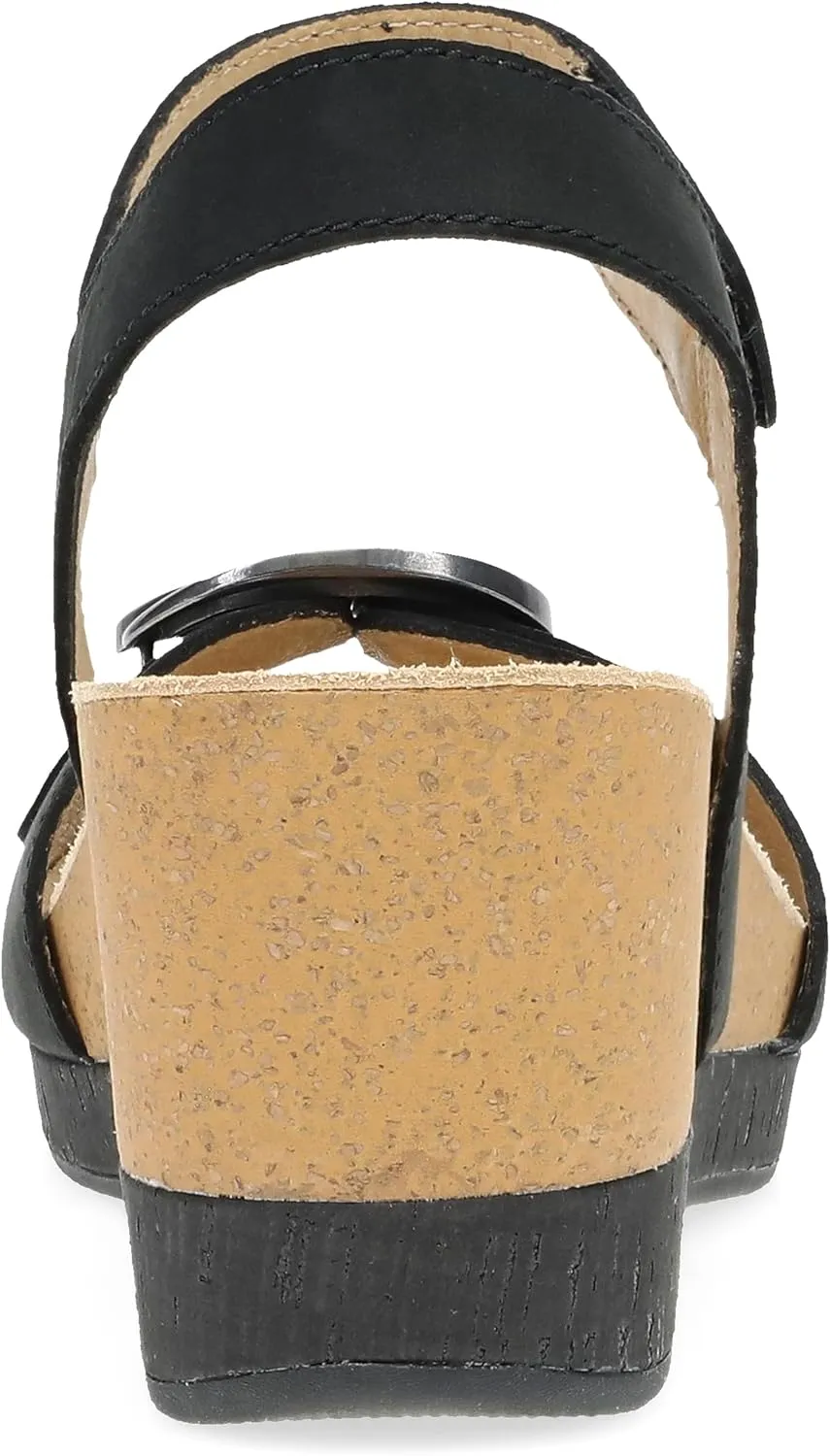 Dansko Stella Multi-Strap Wedge Sandal for Women - Cork/EVA Wedge with Arch Support -Fully Adjustable Straps-Lightweight Rubber Outsole