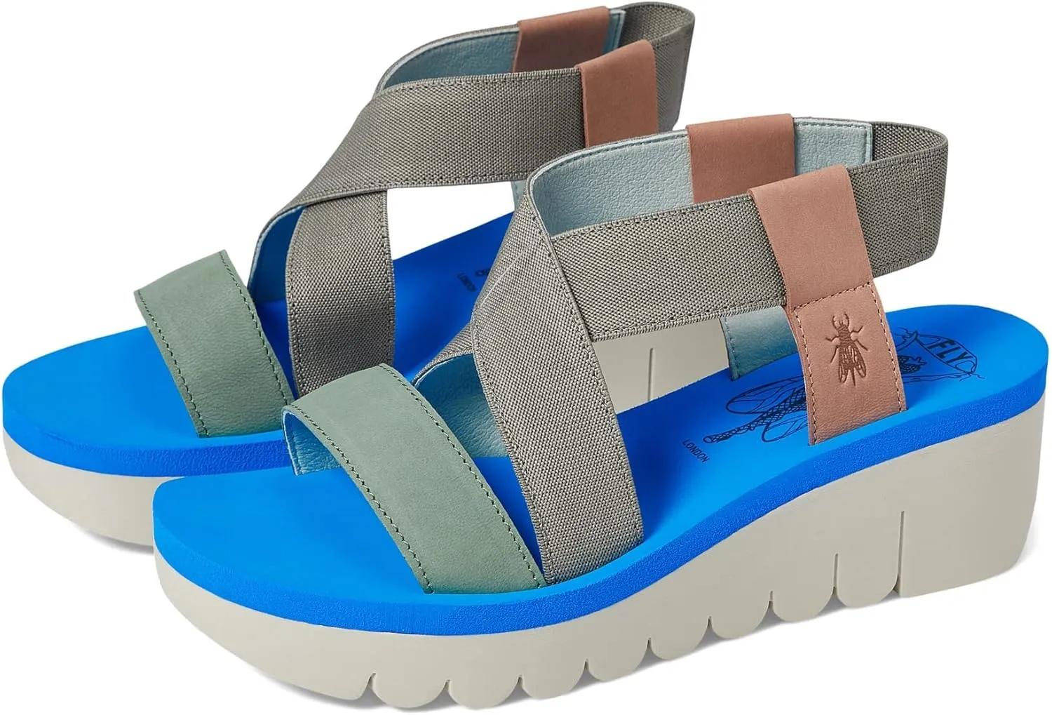FLY London Women's Ankle-Strap Sandal, 35,36,37,38,39,40,41,42 M Womens Adult