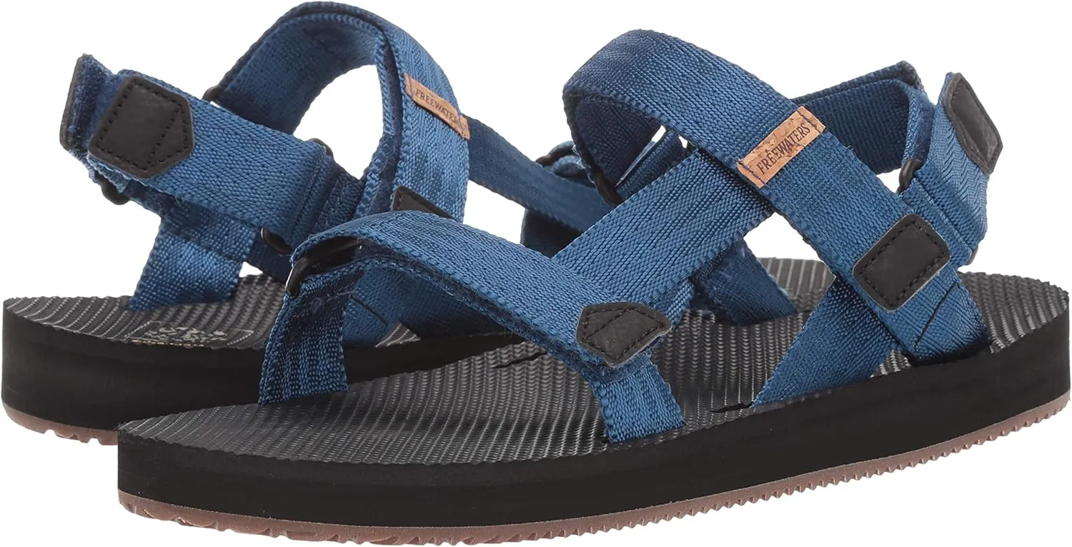 Freewaters Men's Supreem Sport Cage Sandal W/Universal Fit 4-pt Strap-in Closure W/Arch Support