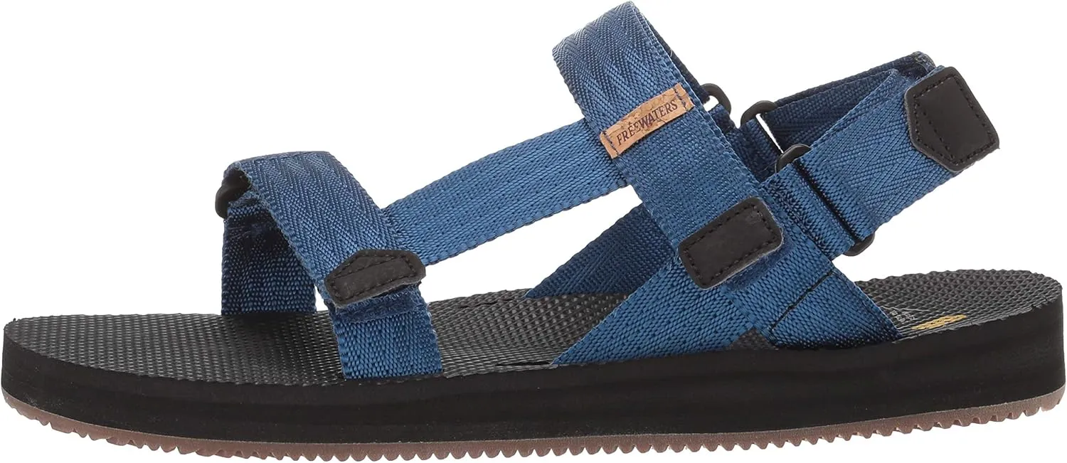 Freewaters Men's Supreem Sport Cage Sandal W/Universal Fit 4-pt Strap-in Closure W/Arch Support