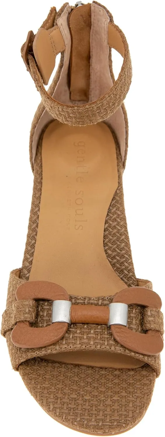 Gentle Souls by Kenneth Cole Women's Iona Bit Heeled Sandal
