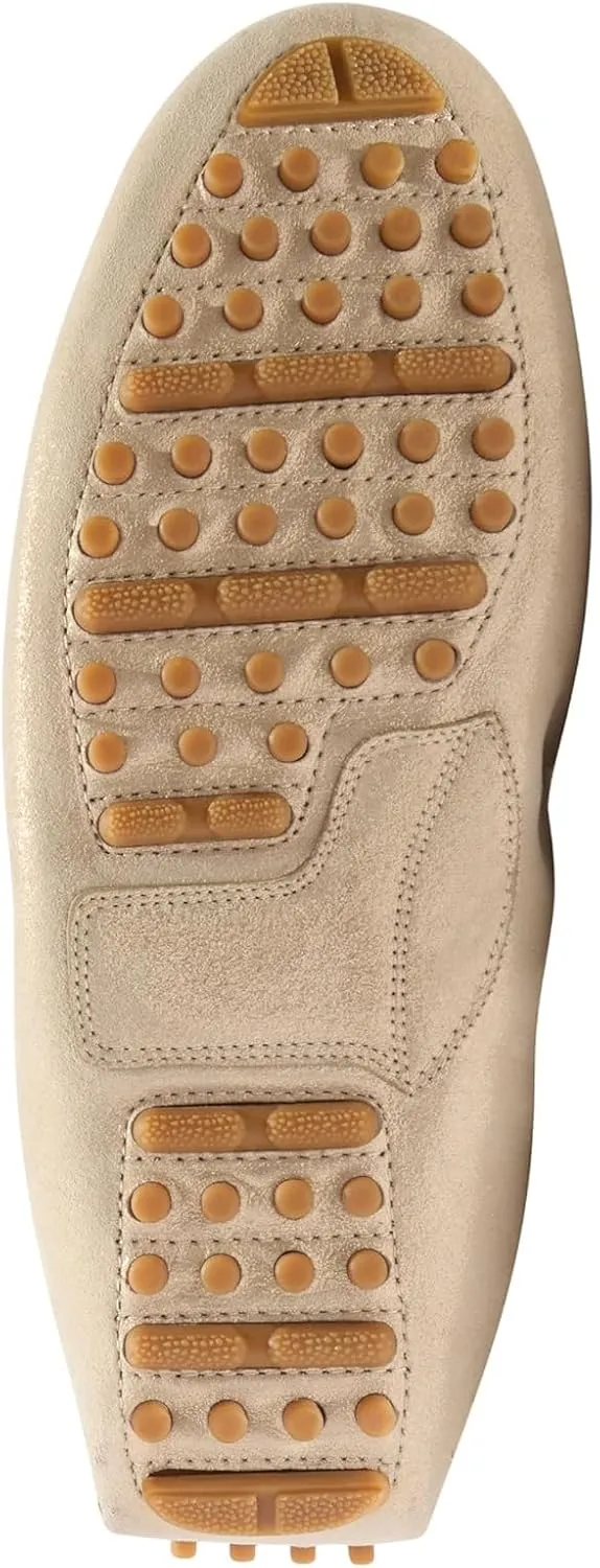 Jack Rogers Women's Bedon Tassel Driver-Sueded Metallic Loafer