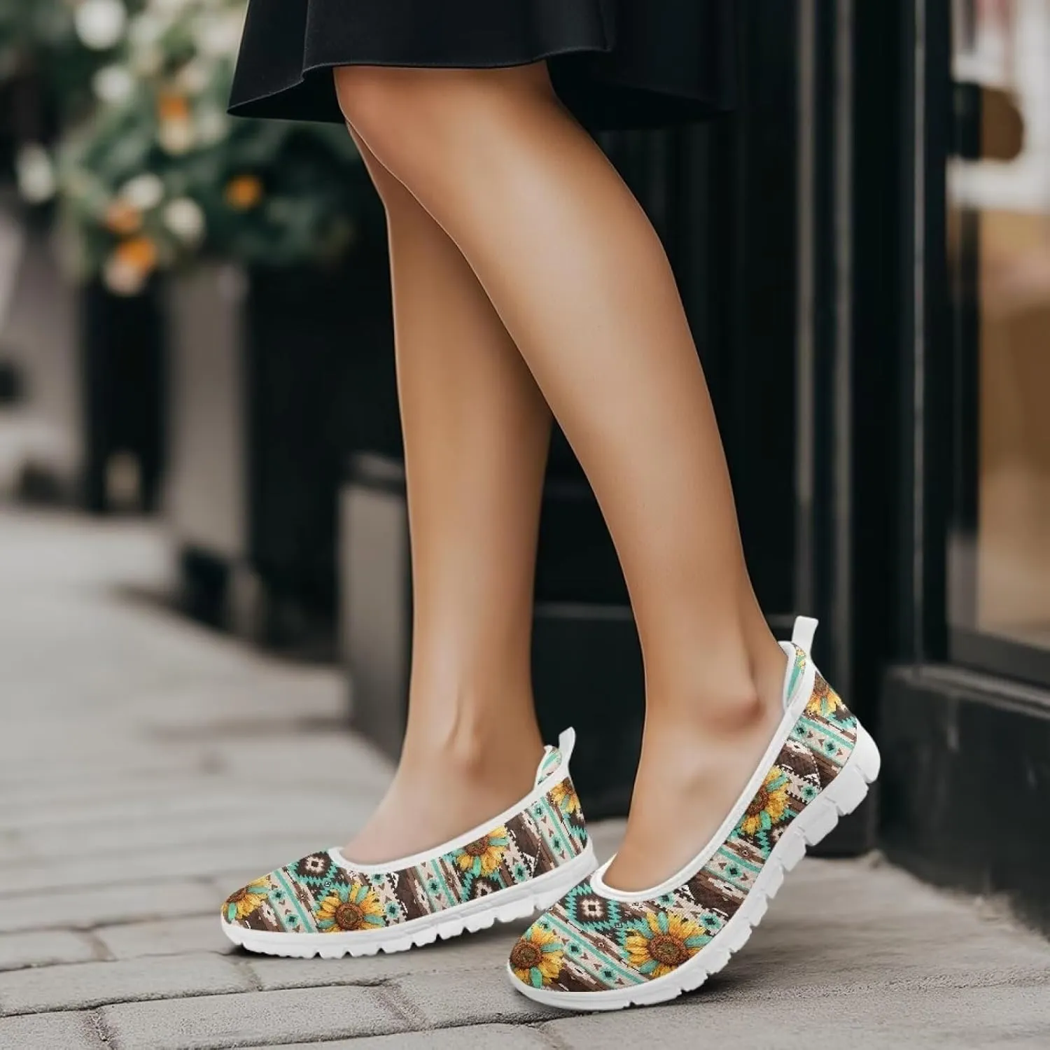 Loafers for Women Business Casual Shoes Comfortable & Lightweight Penny Loafers Slip On Work Flats White Sole