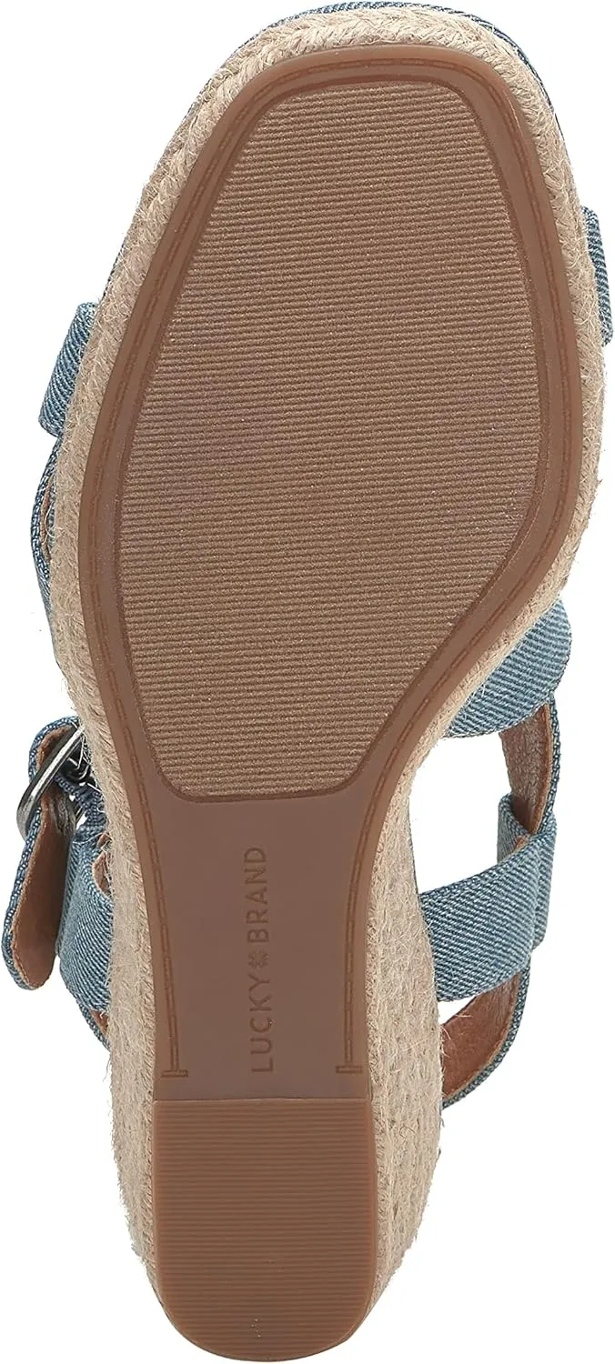 Lucky Brand Women's Mytila Espadrille Wedge Sandal