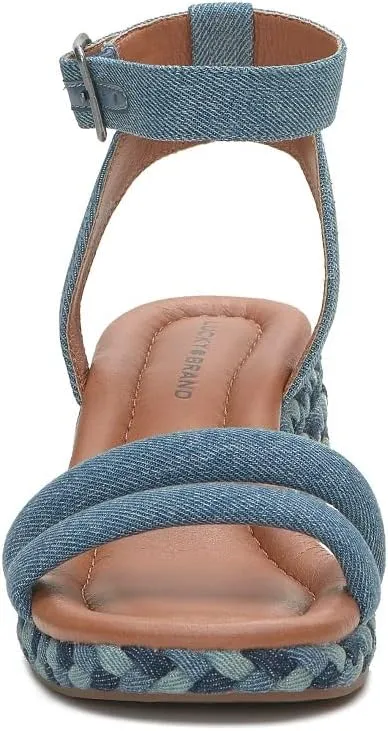 Lucky Brand Women's Naylicia Braided Wedge Sandal