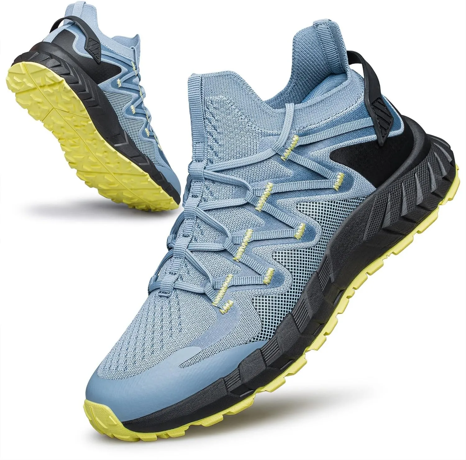 Men's Walking Shoes Hands Free Slip On Sneaker Strap Running Tennis Shoes for Flat Feet Plantar Fasciitis Workout Shoes