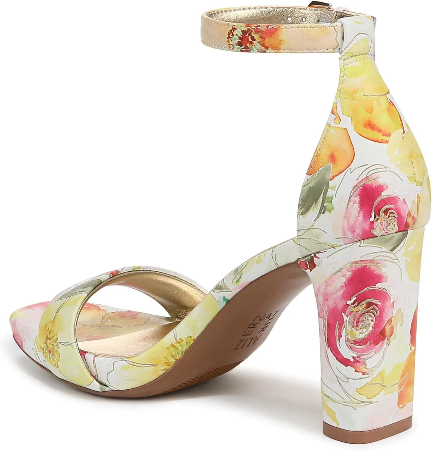 Naturalizer Women's Joy Ankle Strap Heeled Dress Sandal