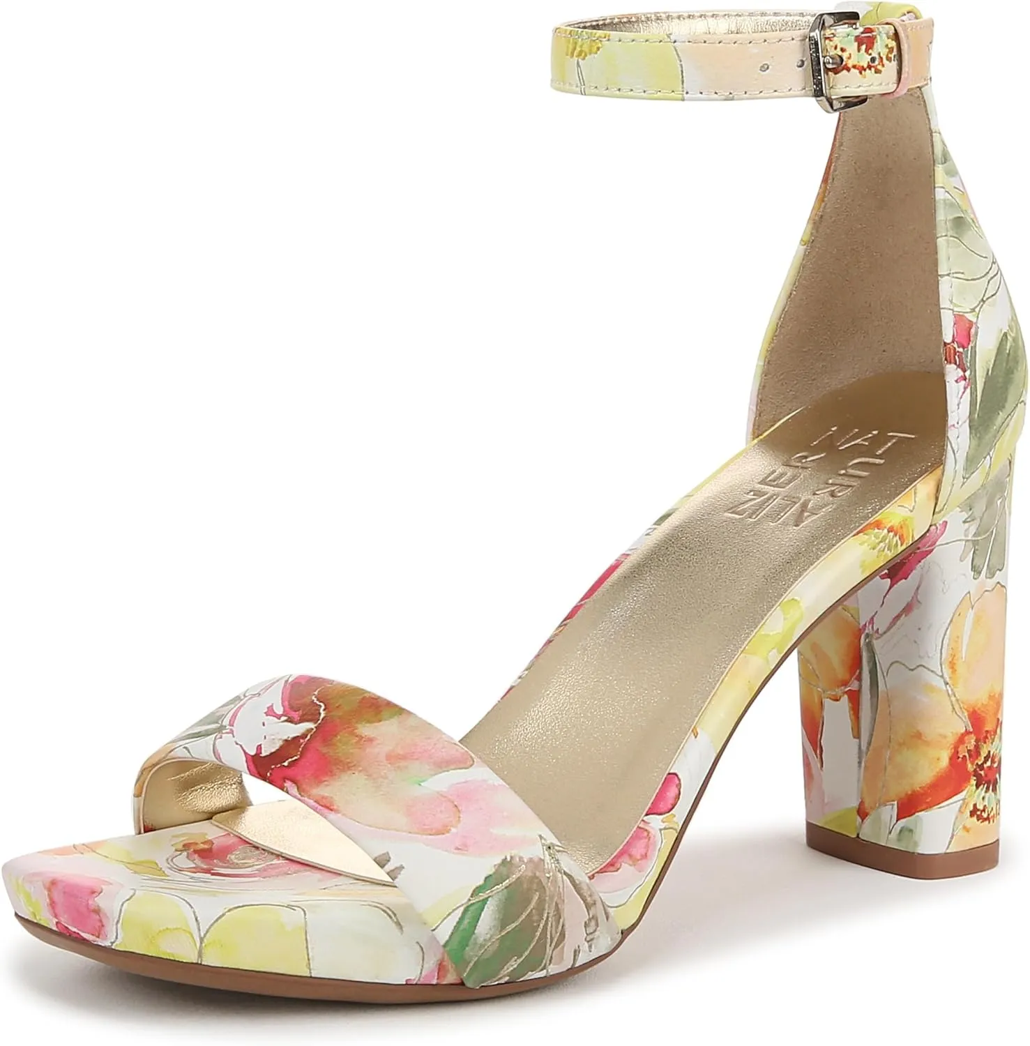 Naturalizer Women's Joy Ankle Strap Heeled Dress Sandal