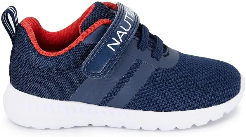 Nautica Kids Fashion Sneaker Athletic Running Shoe with One Strap |Boys - Girls|(Toddler/Little Kid)