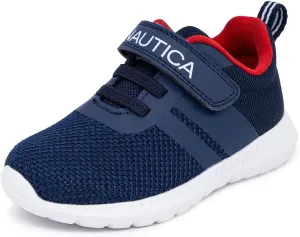 Nautica Kids Fashion Sneaker Athletic Running Shoe with One Strap |Boys - Girls|(Toddler/Little Kid)