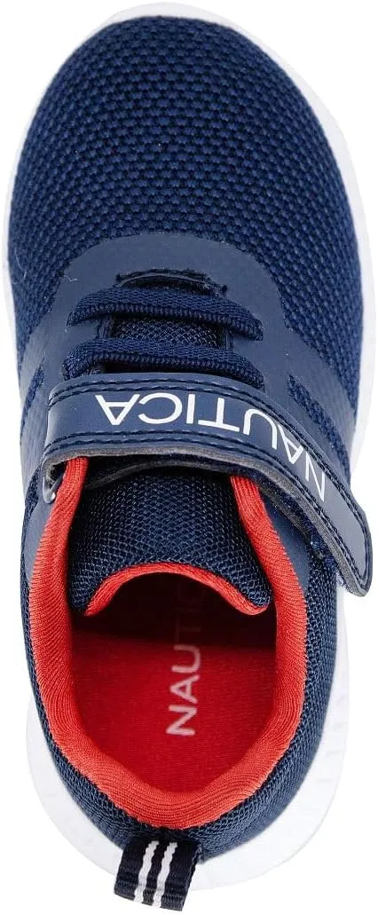 Nautica Kids Fashion Sneaker Athletic Running Shoe with One Strap |Boys - Girls|(Toddler/Little Kid)