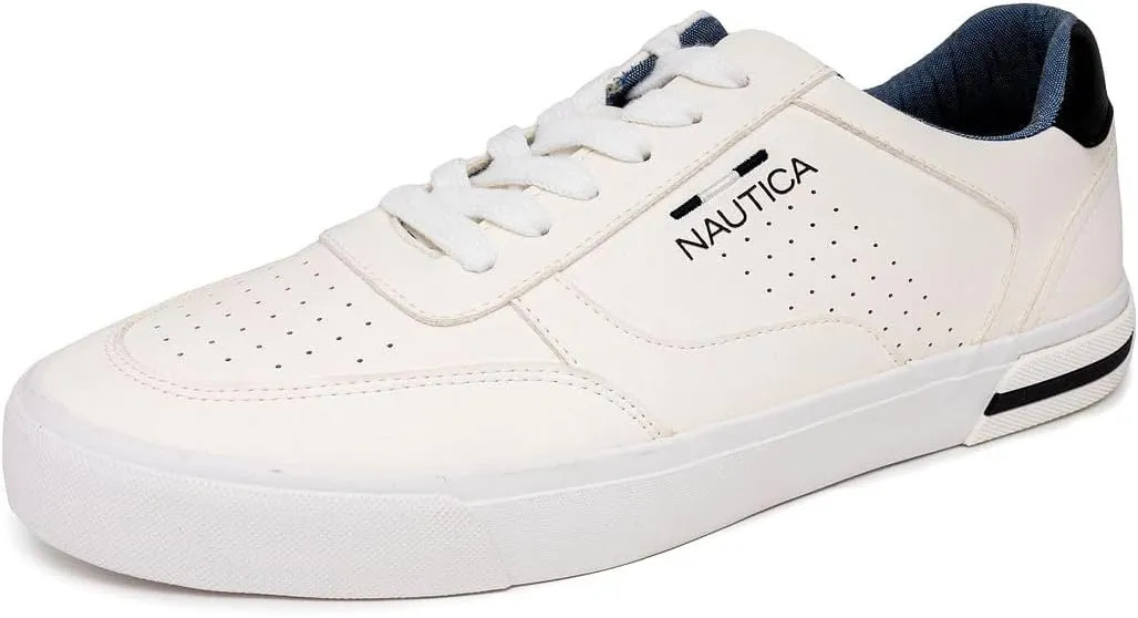 Nautica Men's Casual Shoe, Classic Lace-Up Low Top Loafer, Fashion Sneaker - in Medium & Wide Width Sizes