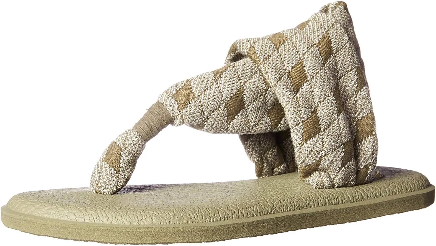 Sanuk Women's Yoga Sling 2 Print Vintage Sandal, Burnt Olive Arg, 7