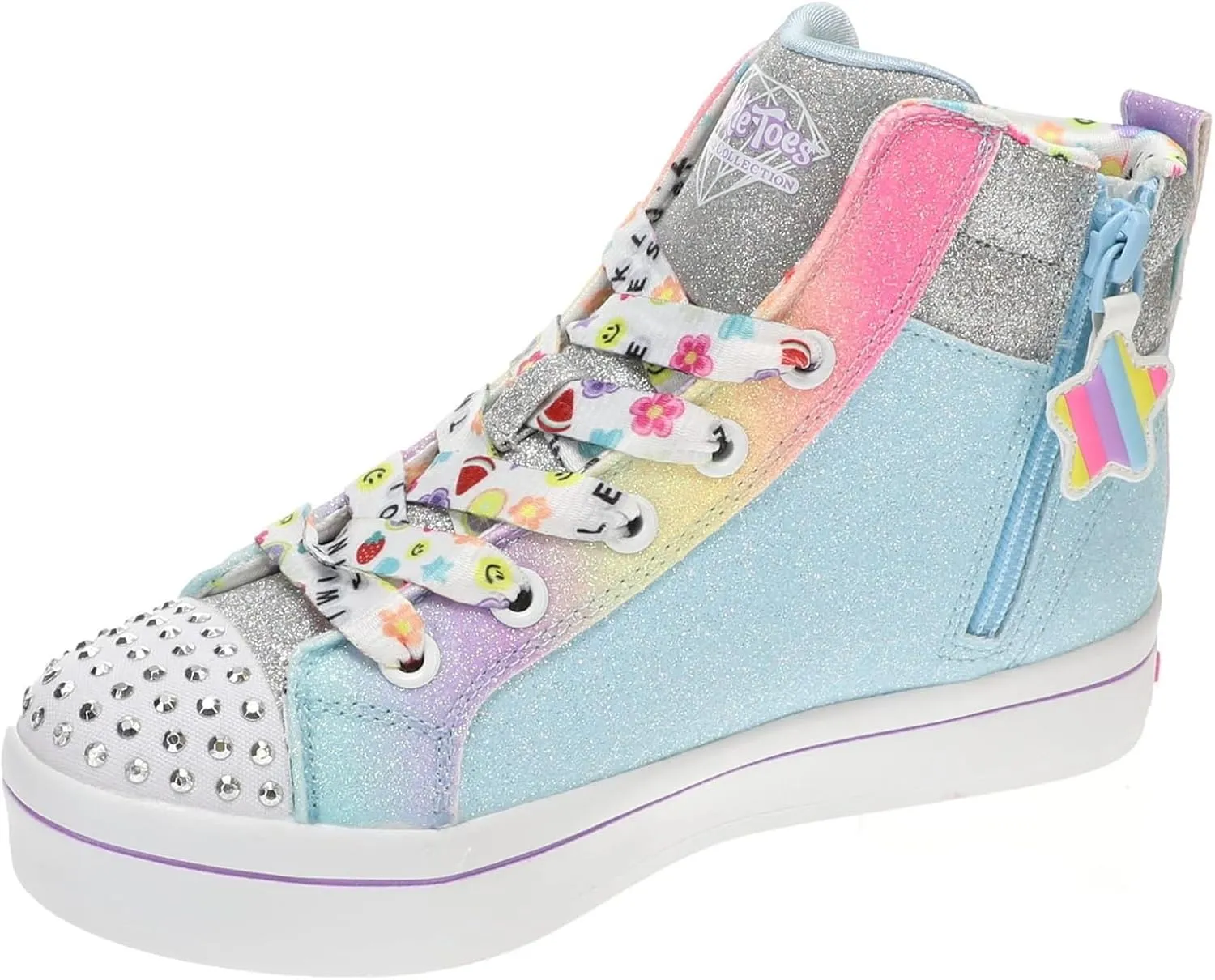 Skechers Girl's TWI-Lites 2.0-Bit of Happiness 314383l (Little Kid) Sneaker
