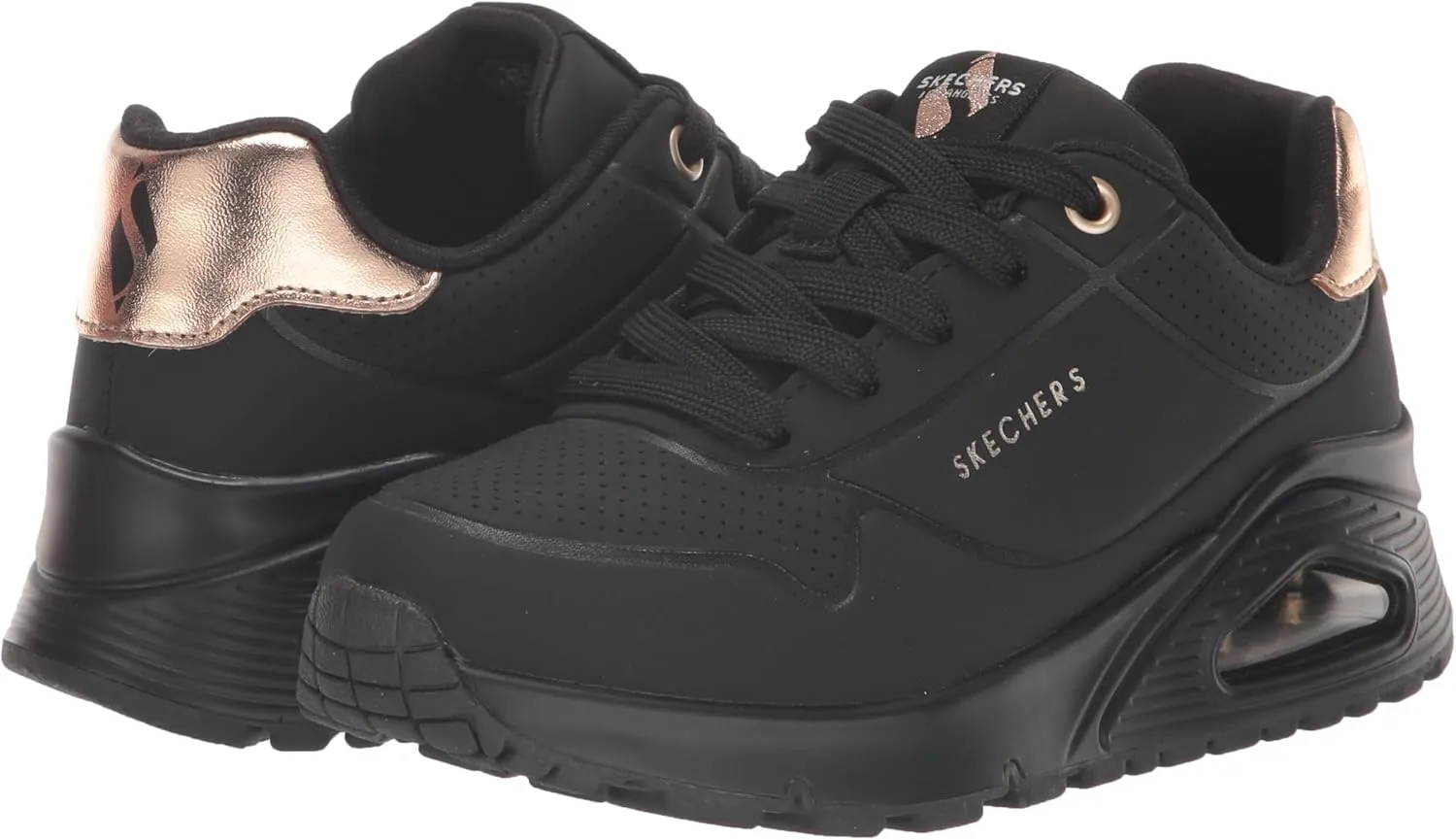 Skechers Unisex-Child Uno Gen1-Shimmer Away Sneaker