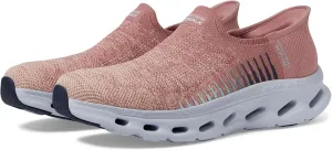 SKECHERS Women's Go Walk Glide Step 2.0 Venus Hands Free Slip-Ins Sneaker, Mauve/Blue, 8
