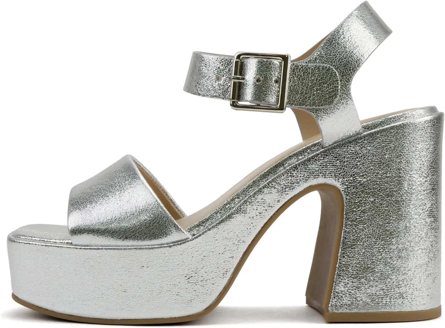 Soda Launch ~ Women Open Toe Ankle Strap Platform Chunky High Heeled Sandal