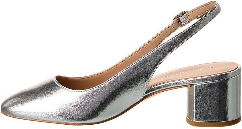 Stuart Weitzman Bridgt 50 Leather Slingback Pump