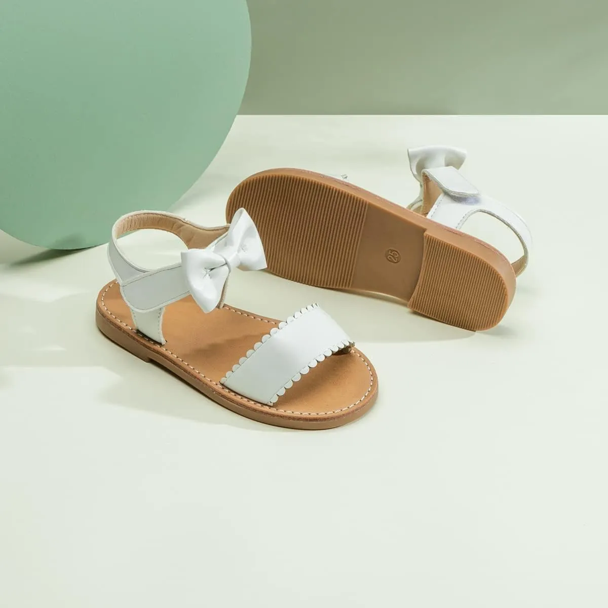 Toddler Girls Sandals Little Girl Summer Flat Sandal Baby Open Toe Outdoor Beach Holiday Dress Shoes