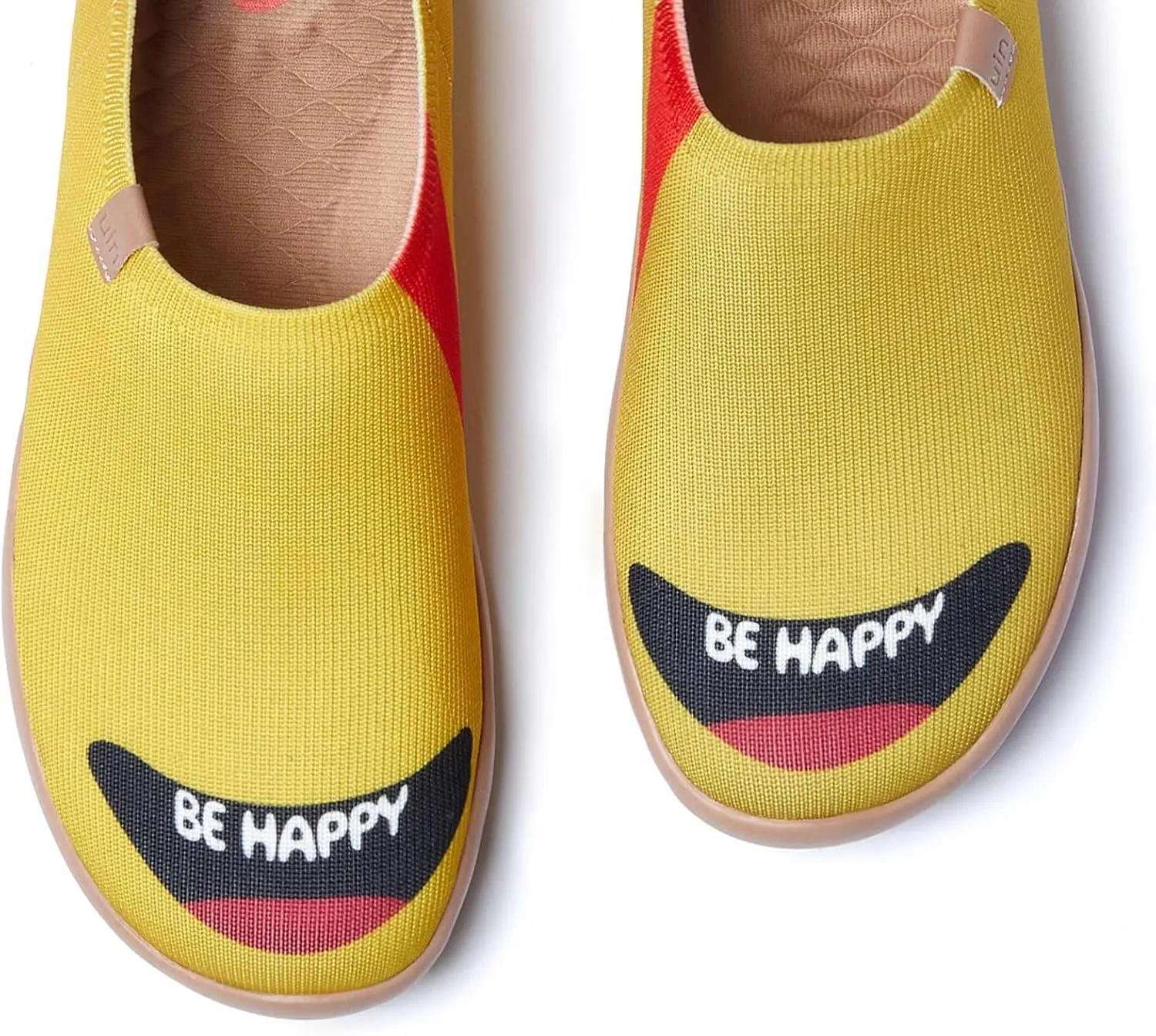 UIN Women's Art Travel Shoes Toledo Ⅰ Knit Slip On Comfort Sneaker Art Series
