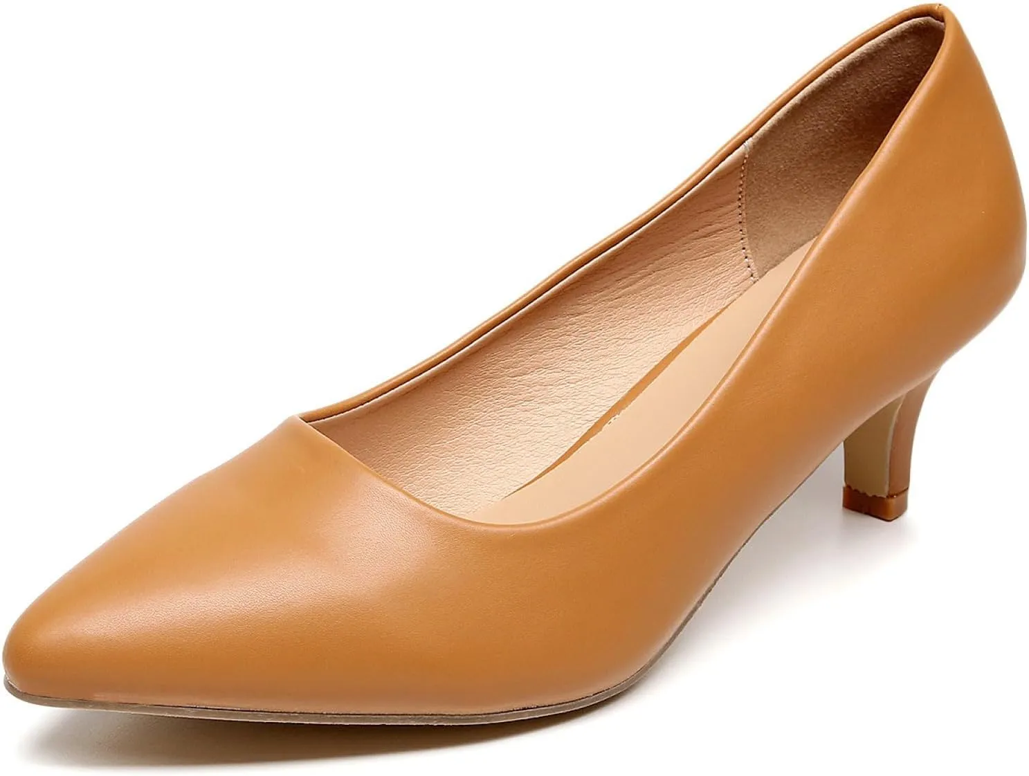 VenusCelia Women's Rokoko Pump Kitten Heel Shoe