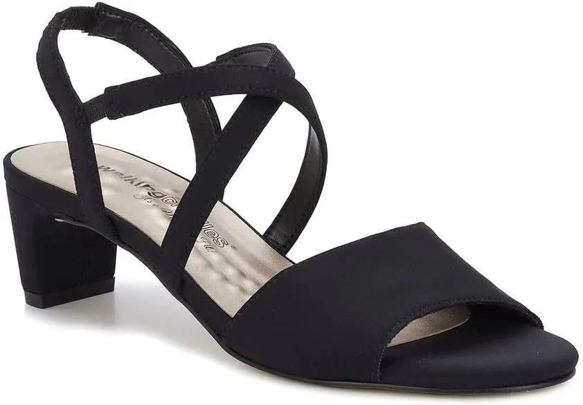 Walking Cradles Liza Womens Sandal 12 CD US Black